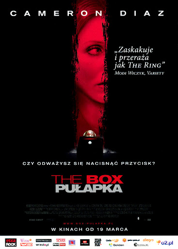 Przód ulotki filmu 'The Box. Pułapka'