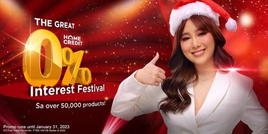 Have the merriest holiday with Home Credit’s The Great 0% Interest Festival