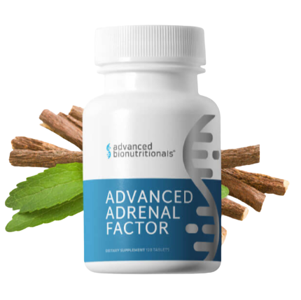 Single bottle of Advanced Adrenal Factor Reviews