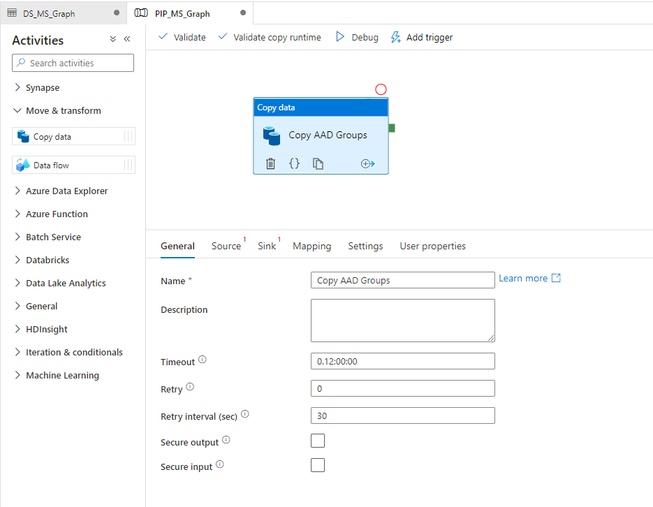 Alternative pipeline parametrization for Azure Synapse Analytics – Paul  Hernandez playing with Data