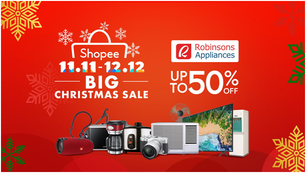 Robinsons Appliances big sale at The Shopee 11.11 - 12.12 Big Christmas Sale