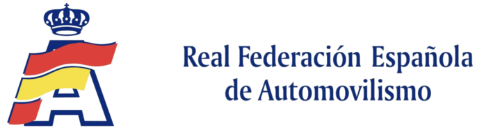 El logotipo de la Real Federación Española de Automovilismo