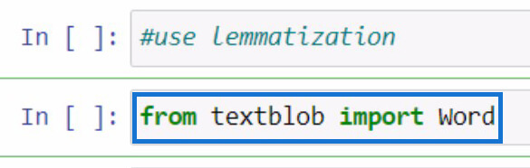 Lemmatization In Python