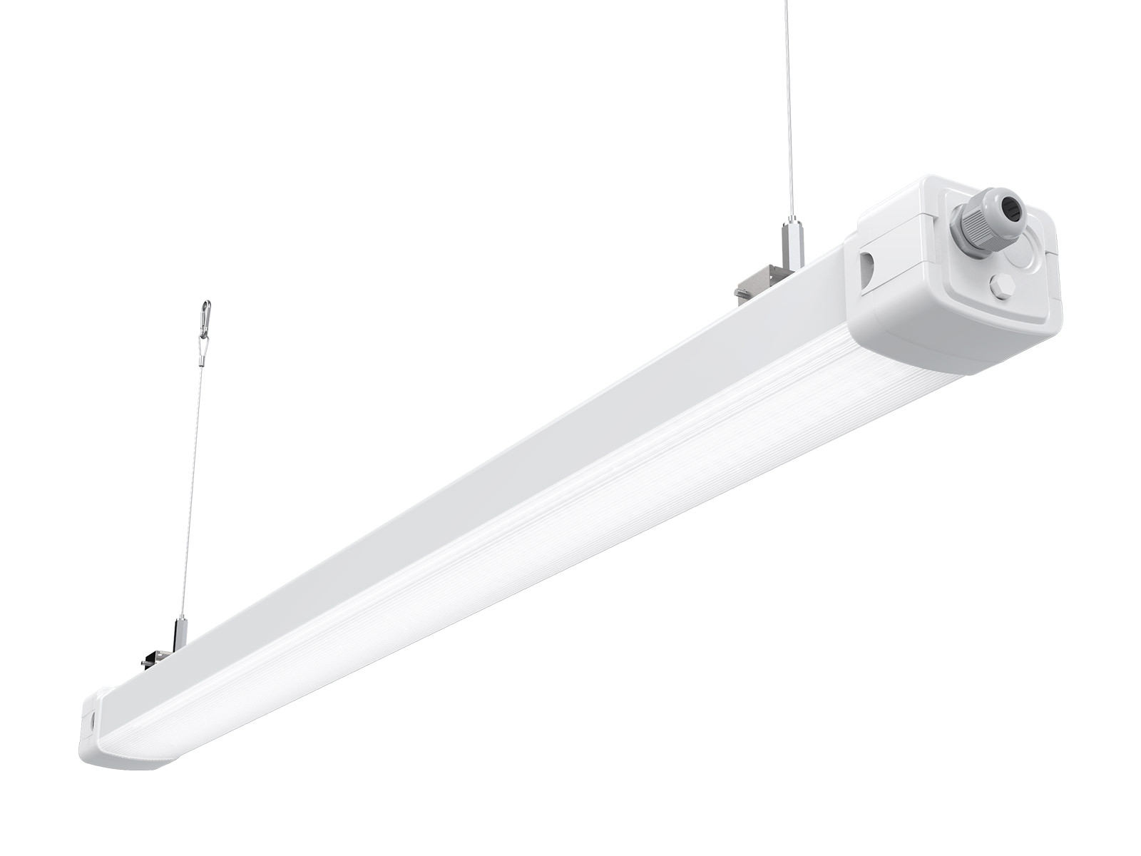 Tri-Proof Light Fixture with Suspension Mounting