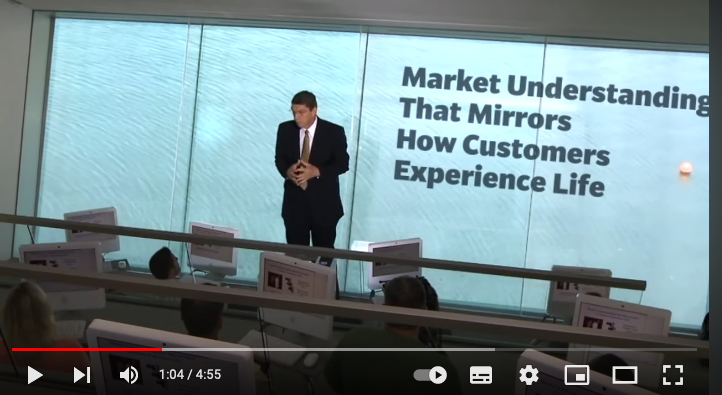 Screenshot from the Understanding the Job which is about jobs to be done framework presented by Clayton Christensen.