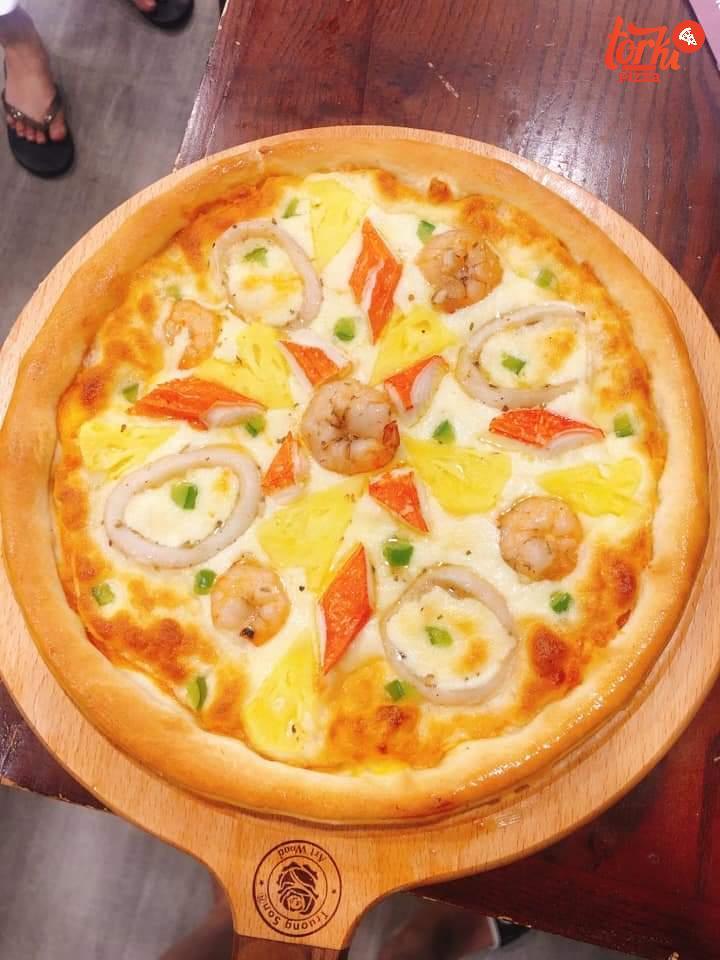 Hương vị của pizza vô cùng thơm ngon 