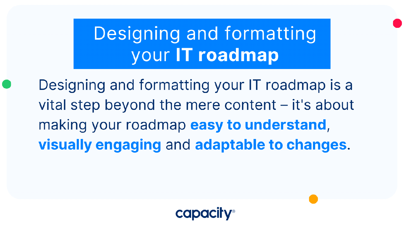 Designing and formatting your IT roadmap