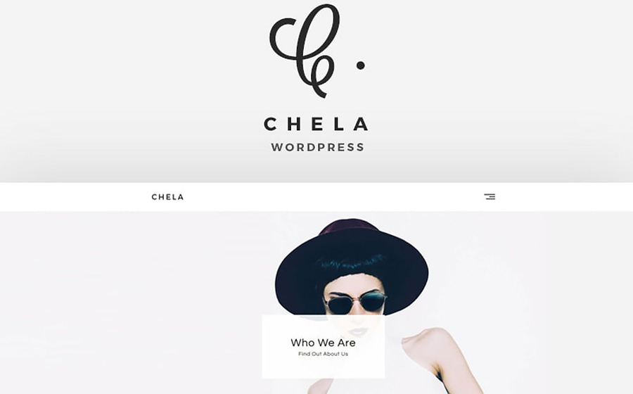 Chela Minimal Agency WordPress Tema