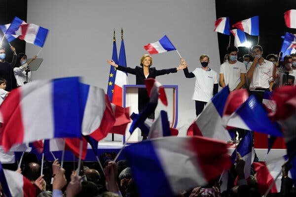 Valérie Pécresse, the center-right presidential candidate, said in a speech Sunday in Paris that France was not doomed to the 