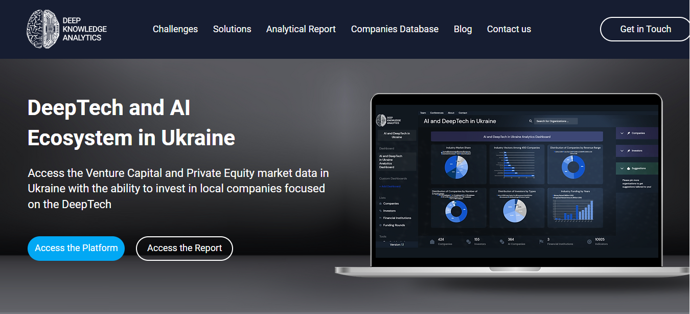 DKA's data analytics platform for Ukraine