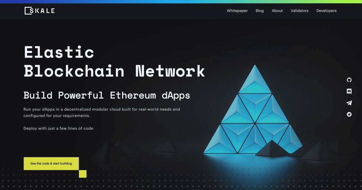 Blog SKALE Elastic Blockchain Network 