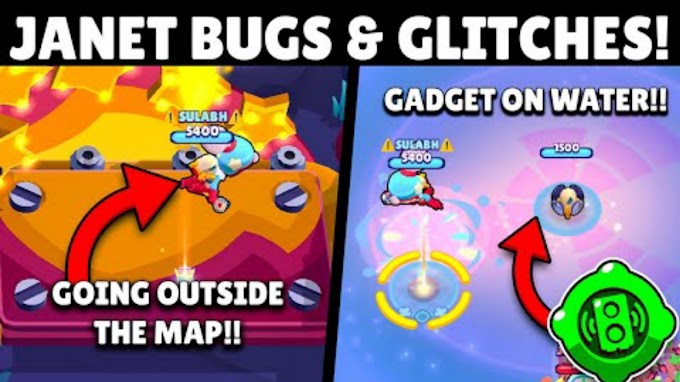 Brawl Stars Chromatic Janet Glitch and Bugs Reported ( New )