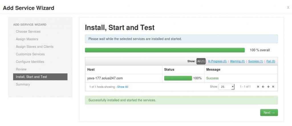  Install, Start and Test