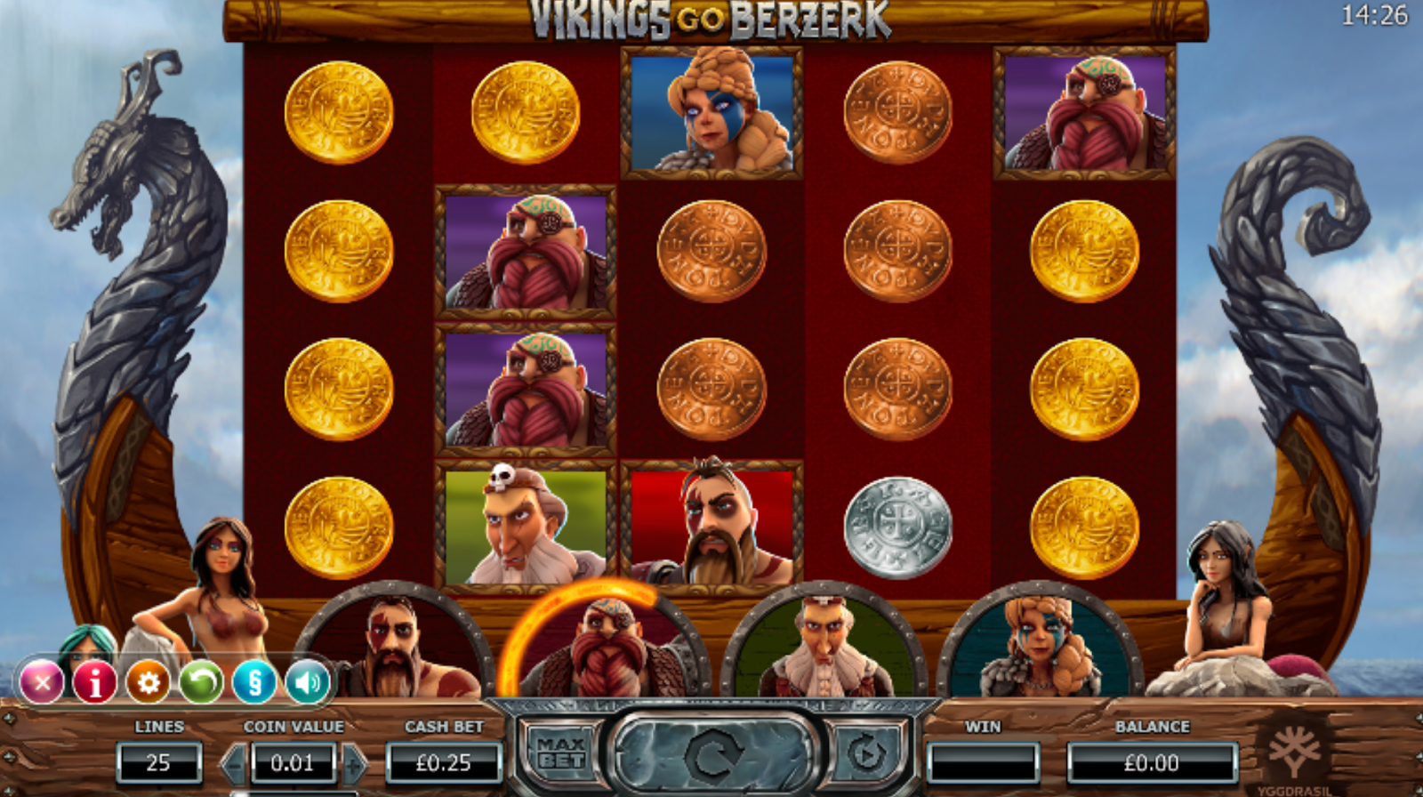 Vikings Go Berzerk is one of the great slot games you can play at Casoola Casino