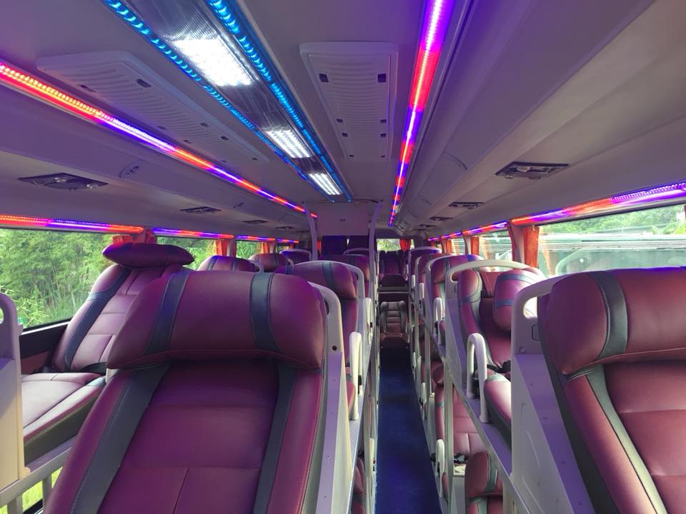 Nội thất xe An Long Happy Bus đi Quảng Ninh từ Hà Nội