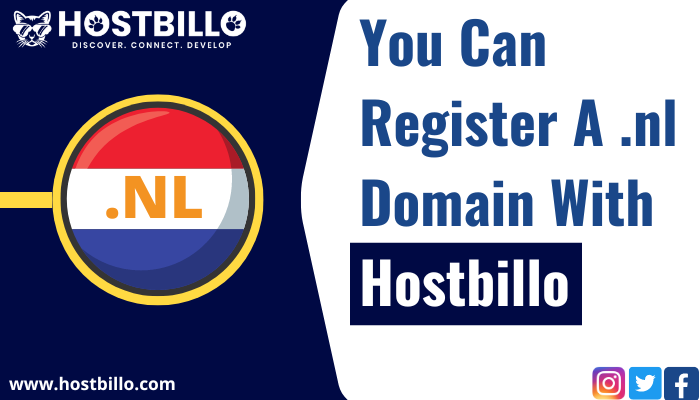 You Can Register A .nl Domain With Hostbillo
