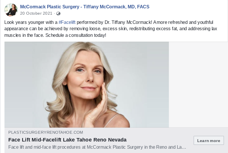 mcComack plastic surgery