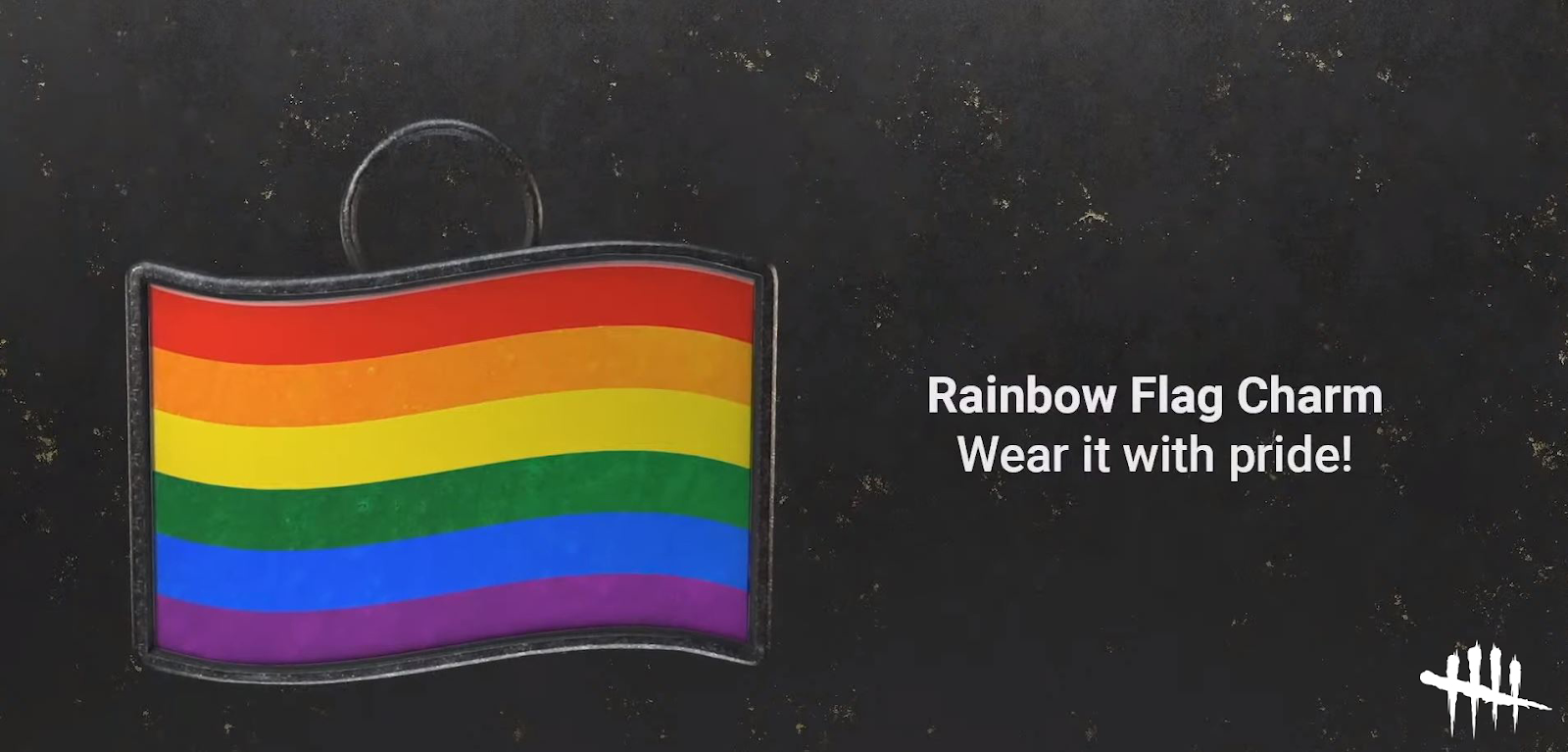 The Pride charm in Dead By Daylight.