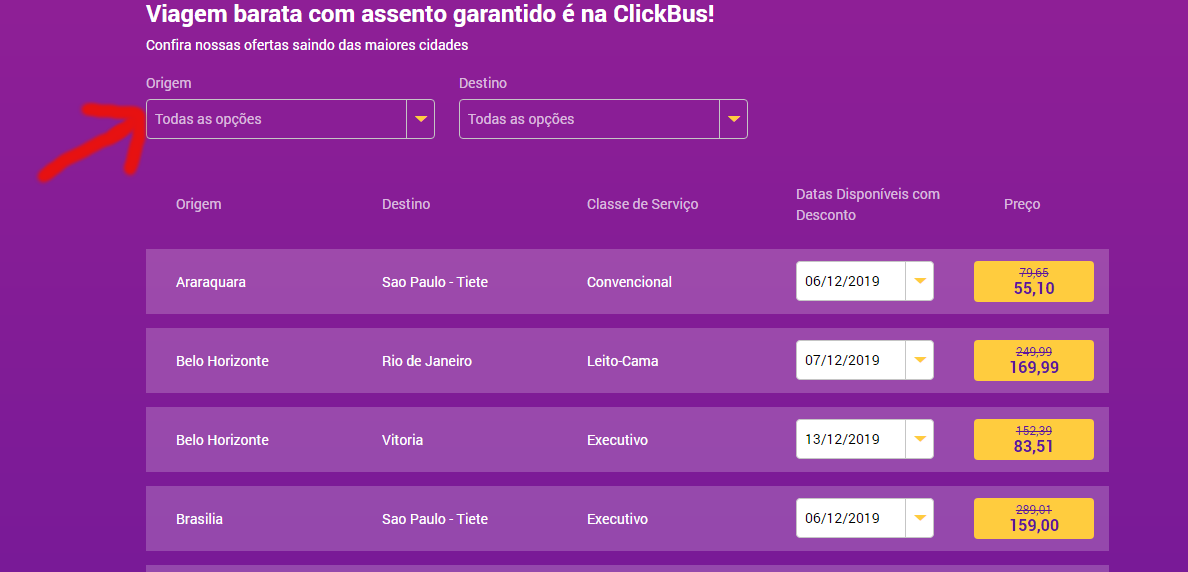 Clickbus Promocao