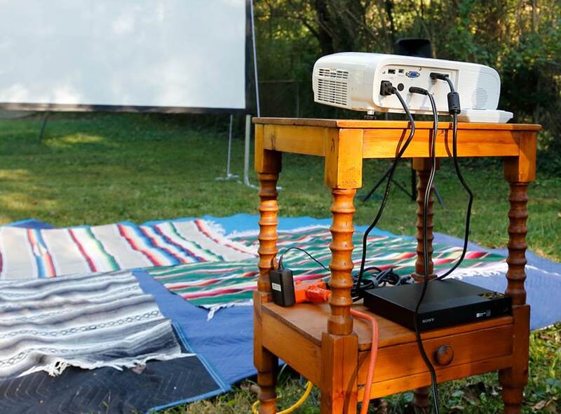 3 Ways to Watch the Movie on your Outdoor Movie Camping Set Up