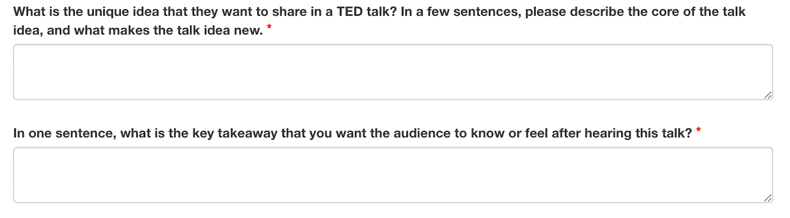 how do you get to do a ted talk