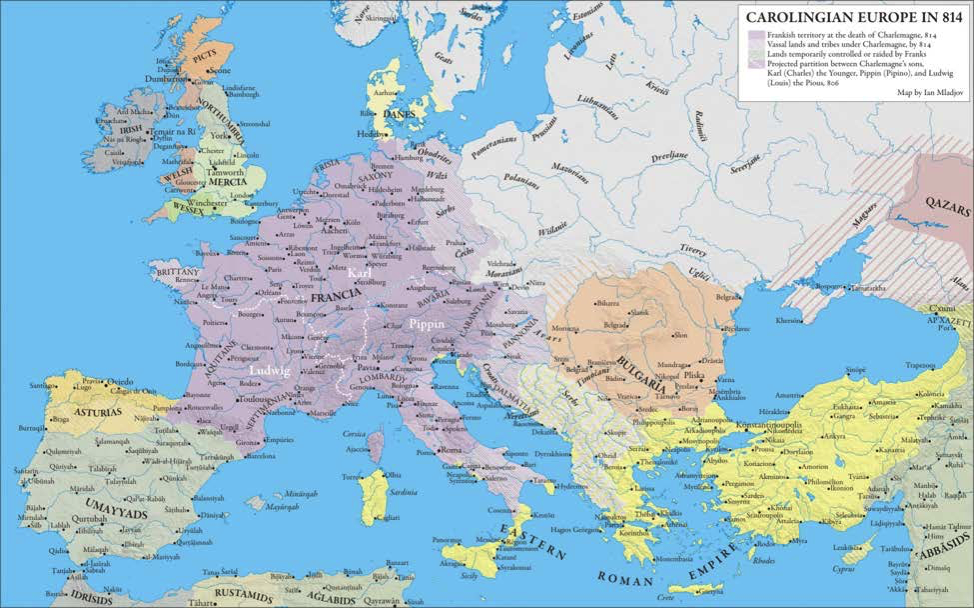 Carolingian empire 814