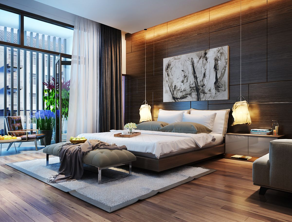 Aesthetic bedroom interior design