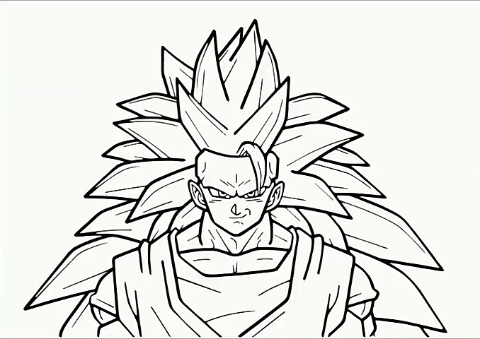 Como desenhar o goku super sayajin 3? – Como desenhar anime