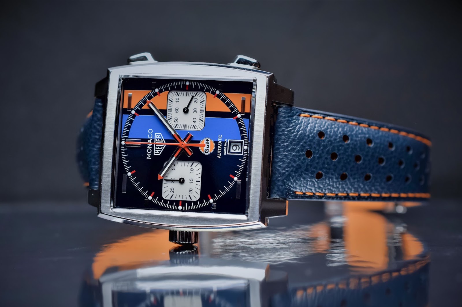 Get Ready To Race: Introducing The TAG HEUER MONACO X GULF Automatic Chronograph
