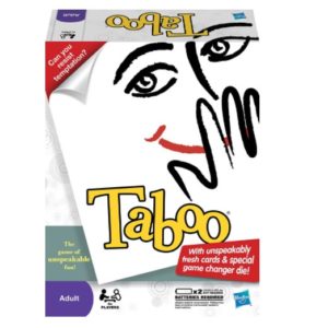 Front view of Taboo English version