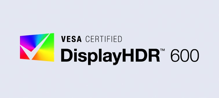 Logo of DisplayHDR™ 600 Certified