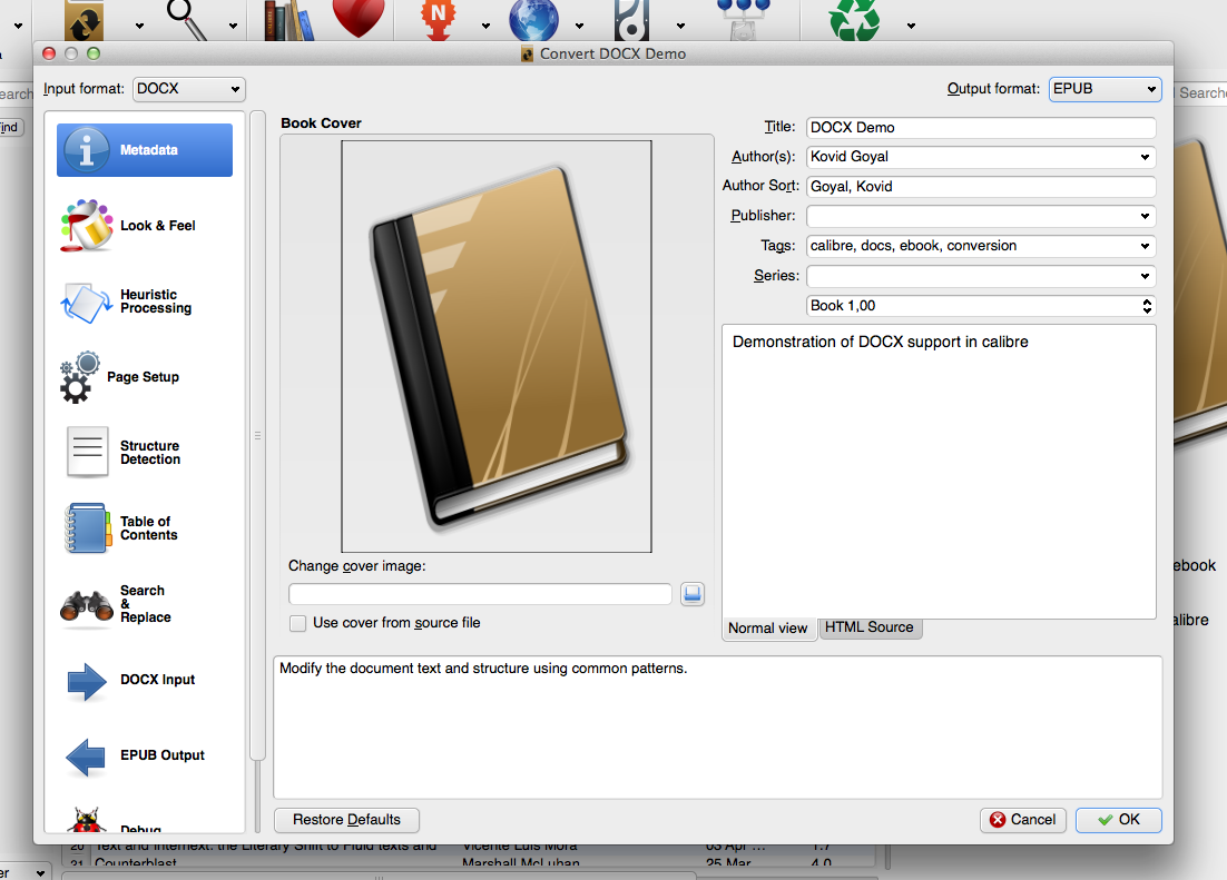 Calibre Epub3