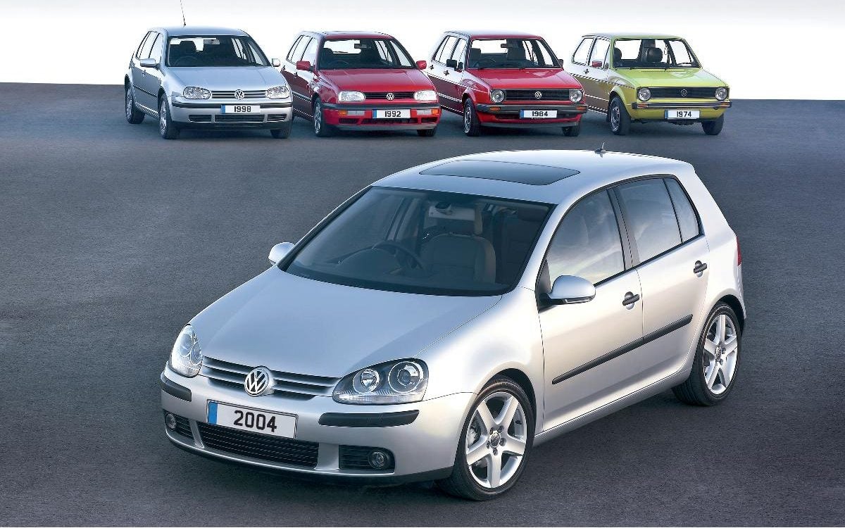 The fifth generation: Volkswagen Golf MK5 was in high-production including popular performance and special edition variations, from 2003-2009]