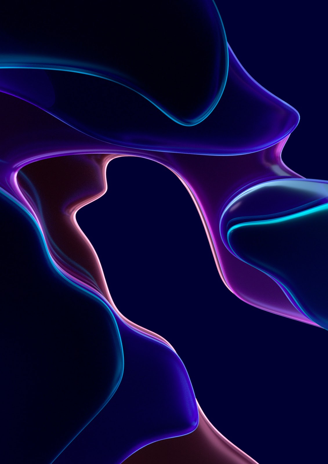 3D abstract curves flow keyvisuals tech Technology Wallpapers minimal shapes