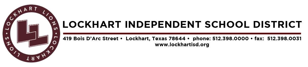 LISD District Letterhead LISD District Letterhead