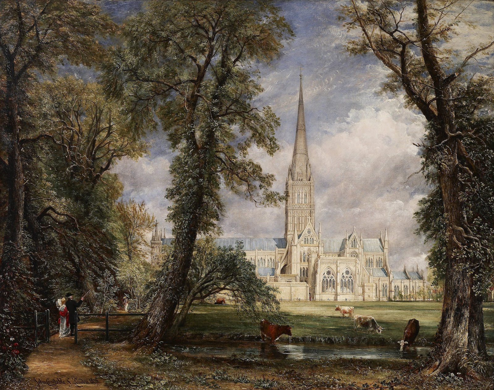 File:John Constable - Salisbury Cathedral from the Bishop's Garden - Google  Art Project.jpg - Wikimedia Commons
