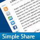 Plugin WordPress de compartilhamento simples