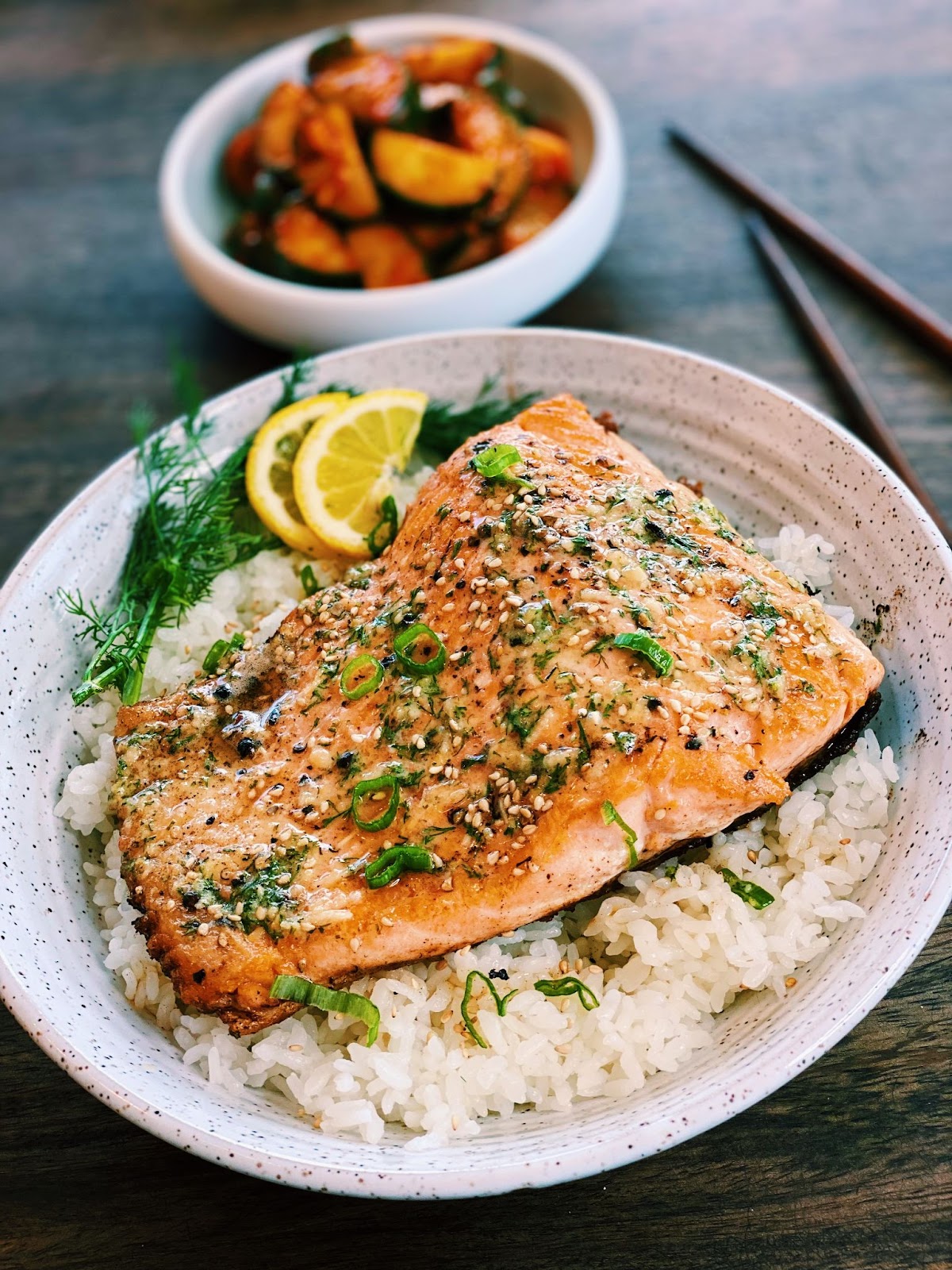 Salmon with Miso Butter 