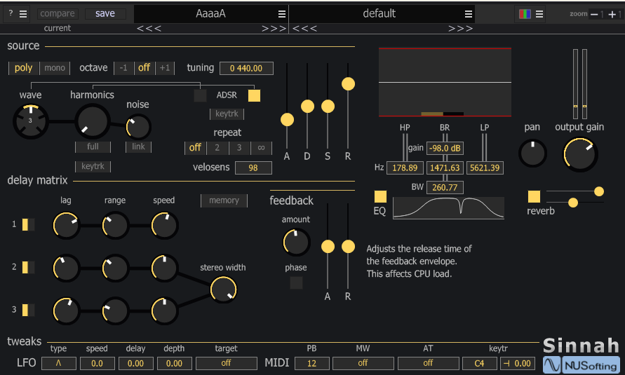 Plugin VST gratuit pour Sinnah