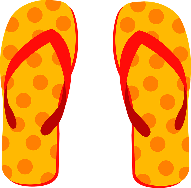 Free vector graphic: Flip Flops, Slippers, Beach Shoes - Free ...