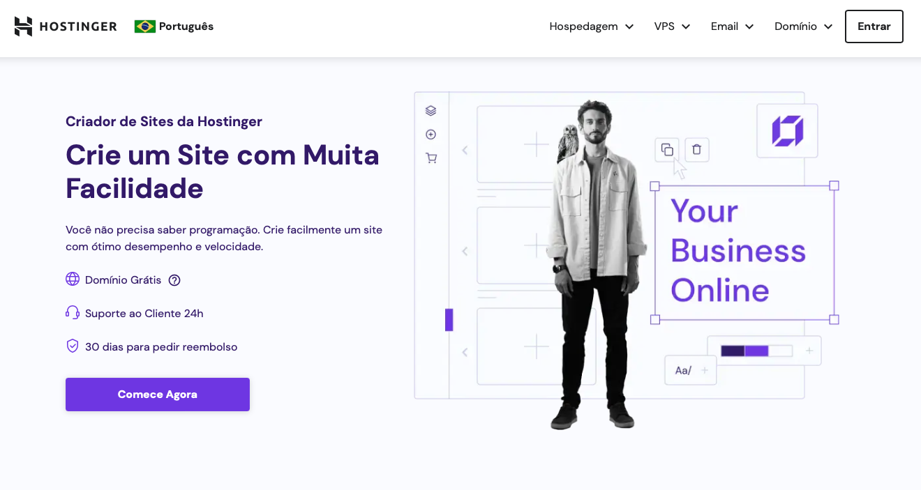 como criar uma landing page