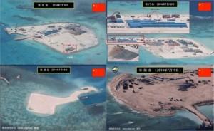 中方在南海填海造島也是美方所關注