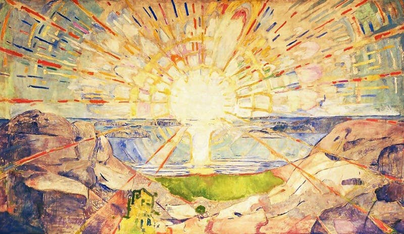 The Sun, 1909, oil on canvas