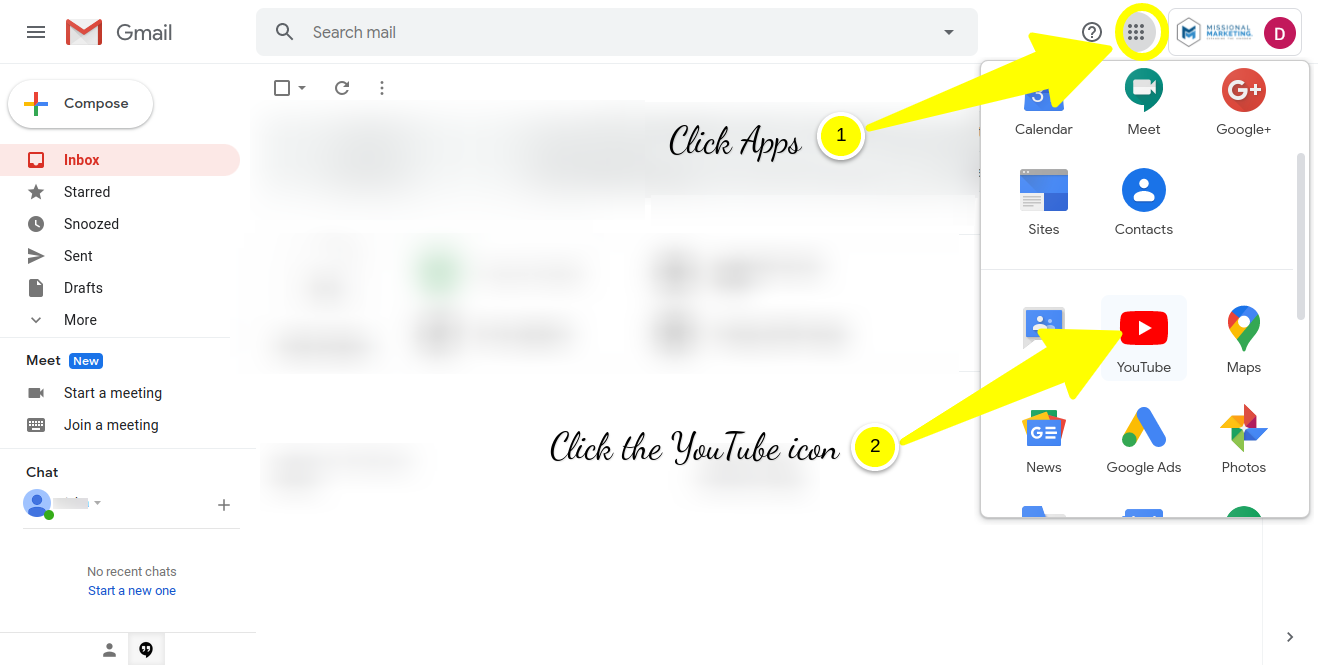 Create a new  Channel without Google+