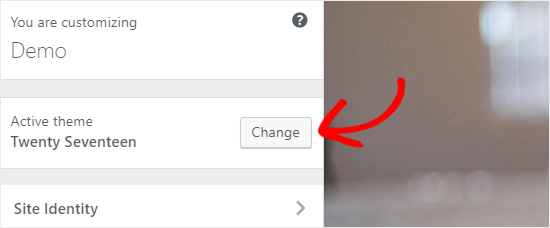 Alterar o tema do WordPress do personalizador