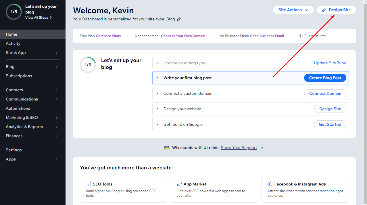 Choosing a Template for Your Wix Site in Kenya