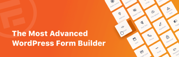 Formidable Forms is the most advanced WordPress form builder