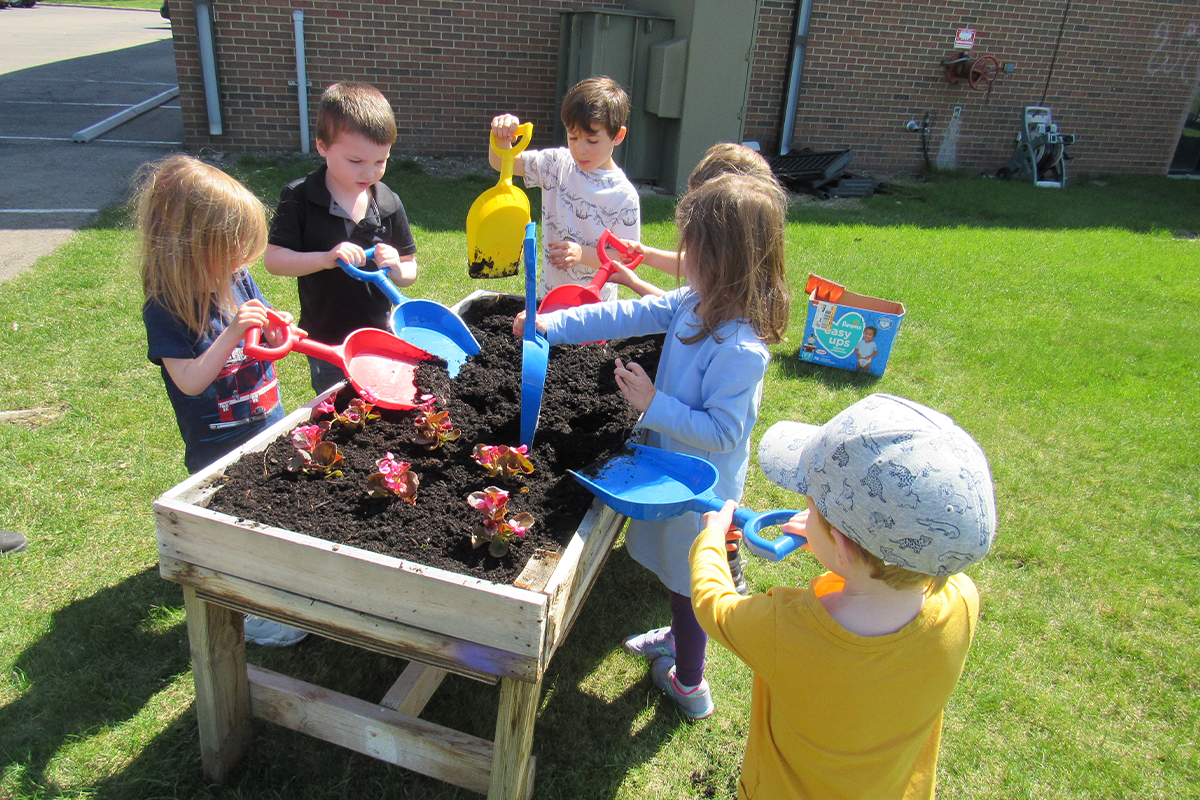 one earth day activity we do at casa is gardening!