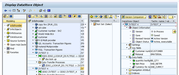 SAP BW / BI 7.4 Tutorial : +++> 6. Logic for DSO Look-Up