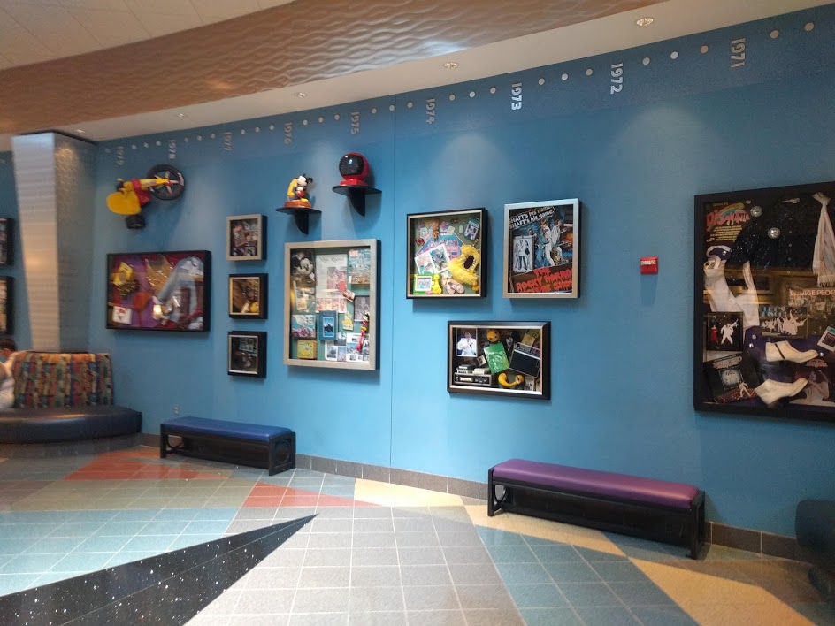 Disney World's Pop Century Resort Classic Hall Lobby